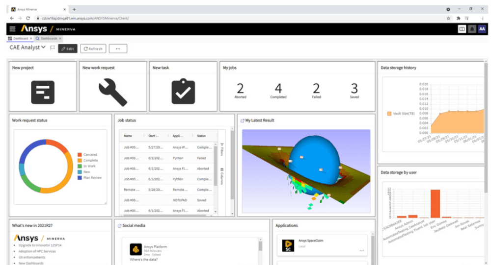 Ansys minerva 1