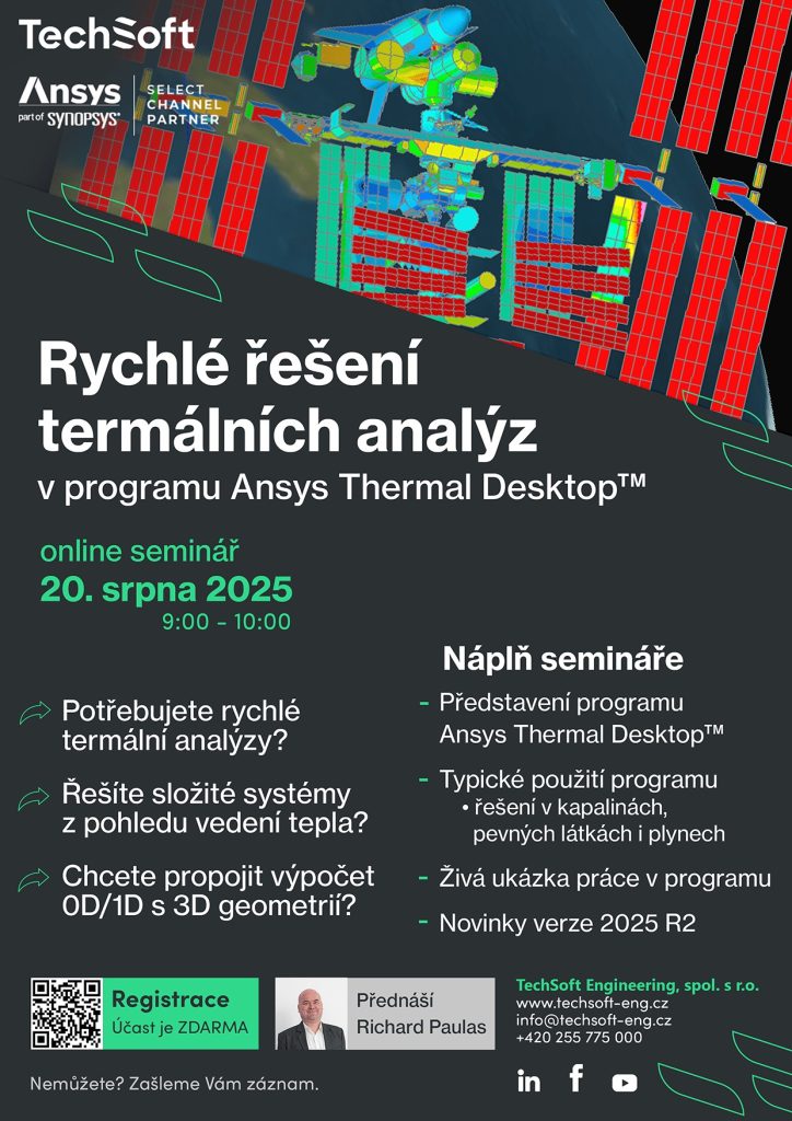 Pozvanka seminar thermal desktop