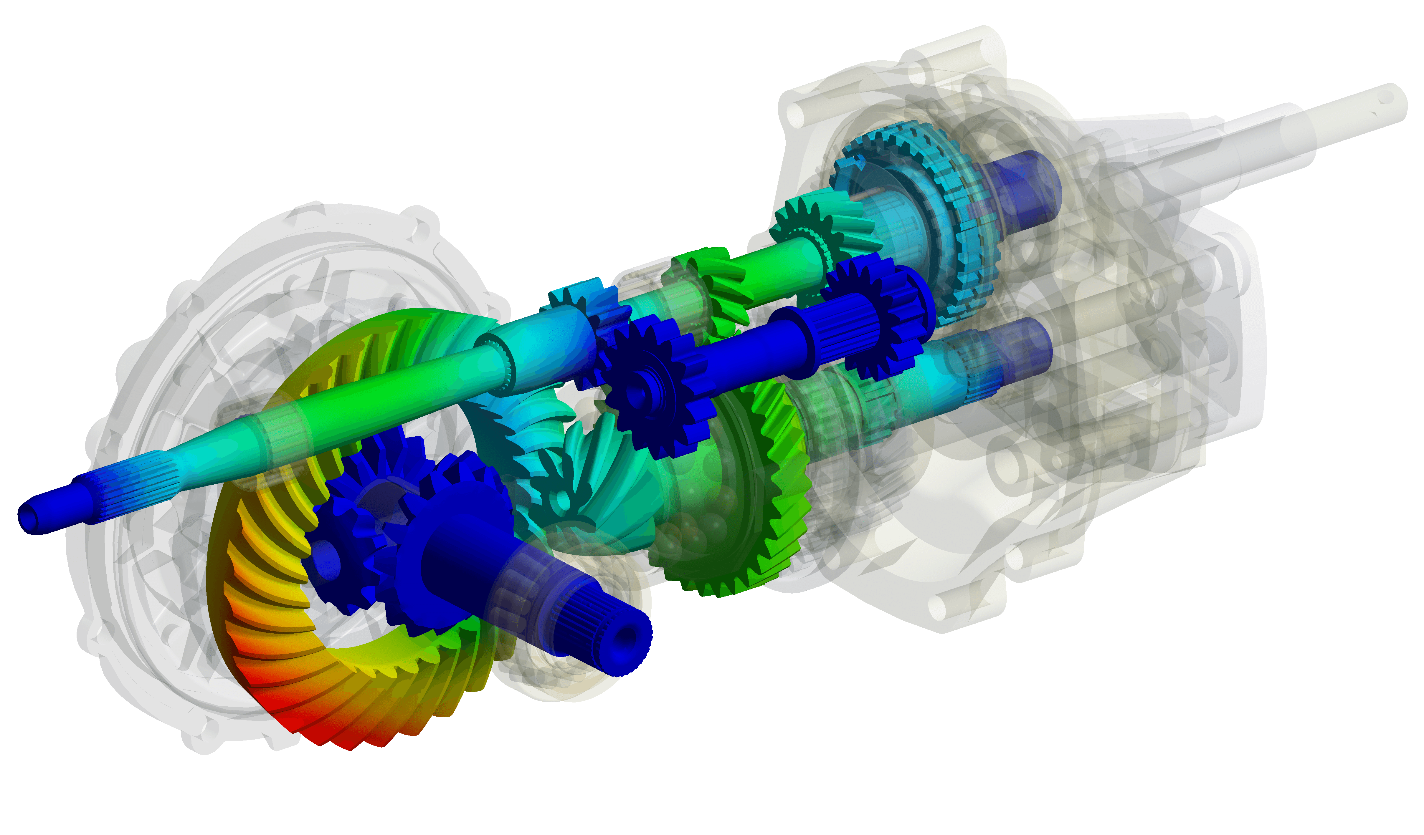 Gearbox white background high quality